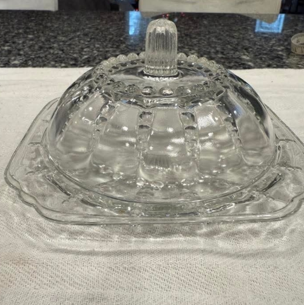 Glass Cheese Dish